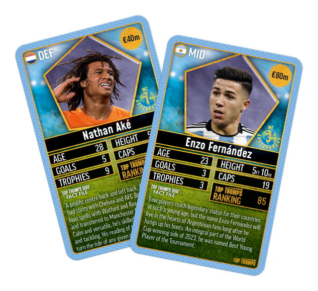 World Football Stars Top 200 Top Trumps - Pack 3 - Image