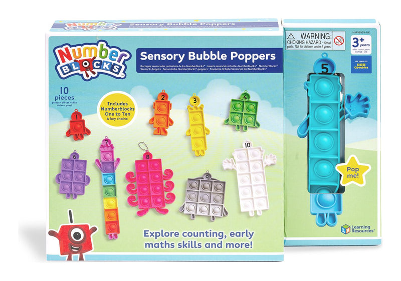 Numberblocks Sensory Bubble Poppers - Image