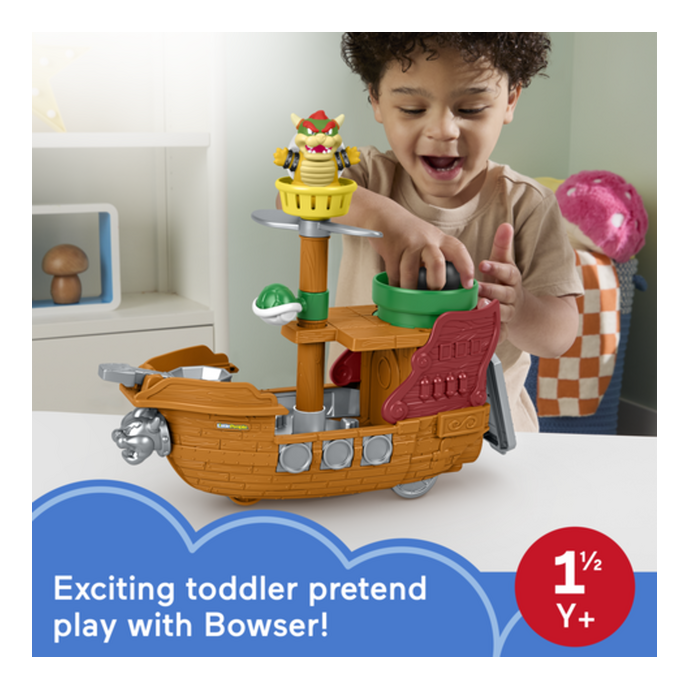Little People Super Mario Bowser's Airship - Image