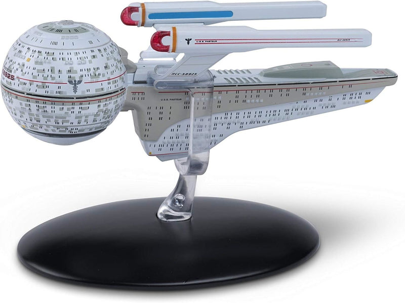 U.S.S. Pasteur NCC-58925 (Olympic-Class) Model Die Cast Ship (Eaglemoss / Star Trek), rear view