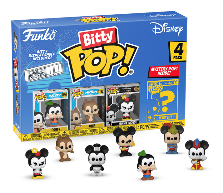 Bitty POP: Disney - Goofy 4 Pack