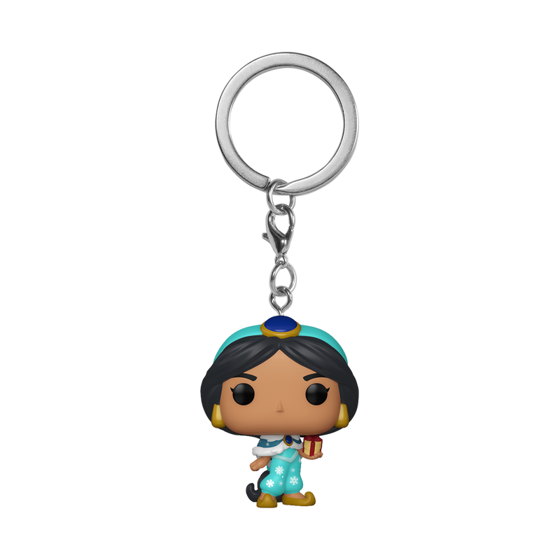 Pop! Keychain - Disney Princess - Holiday Jasmine - Image