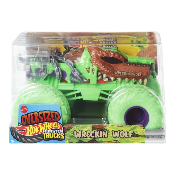 Hot Wheels Monster Trucks Oversized Wreckin Wolf