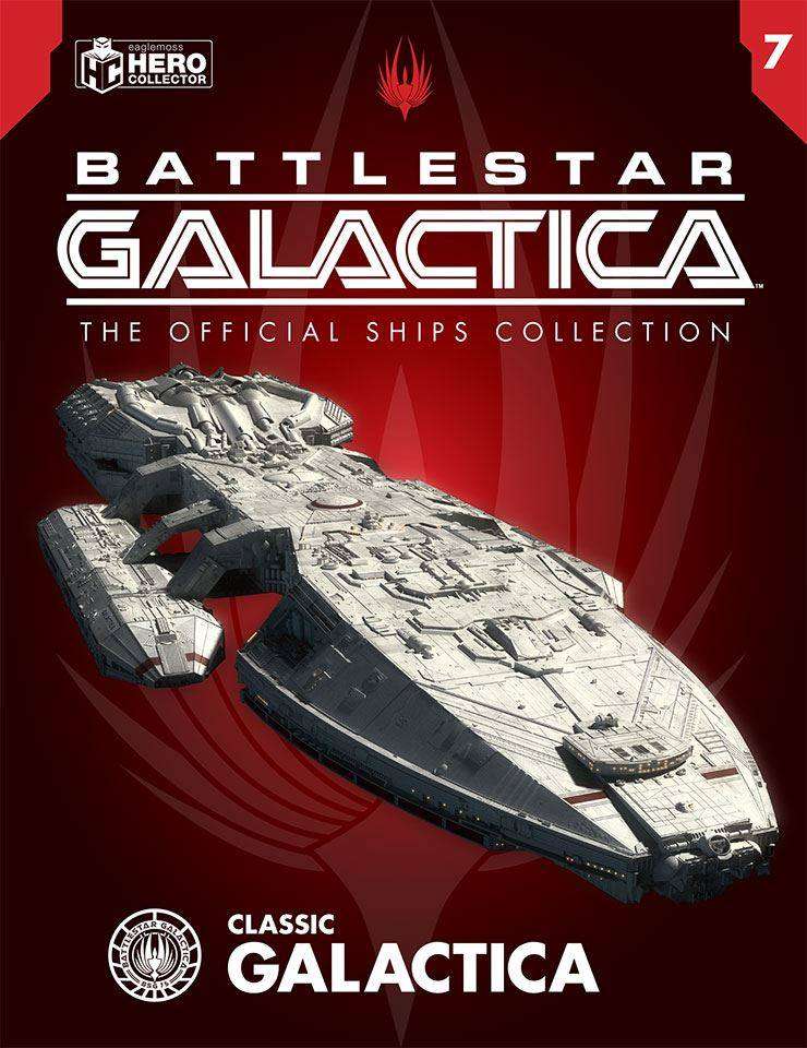 Battlestar Galactica (TOS) Model Diecast Ship (Eaglemoss / Battlestar Galactica), rear view