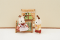 Sylvanian Families Comfy Living Room Set Furniture Playset for Ages 3+, rear view