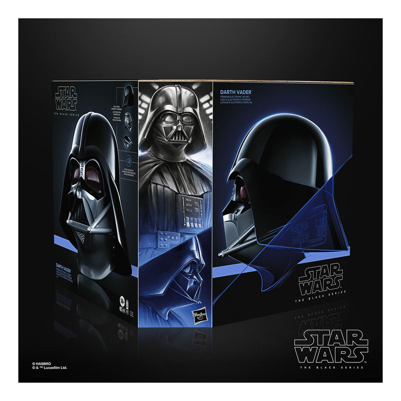 Star Wars The Black Series Darth Vader Premium Electronic Helmet - Image