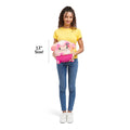 Squishmallows - 12in Hailey the Pink&Whte Bigfoot, rear view
