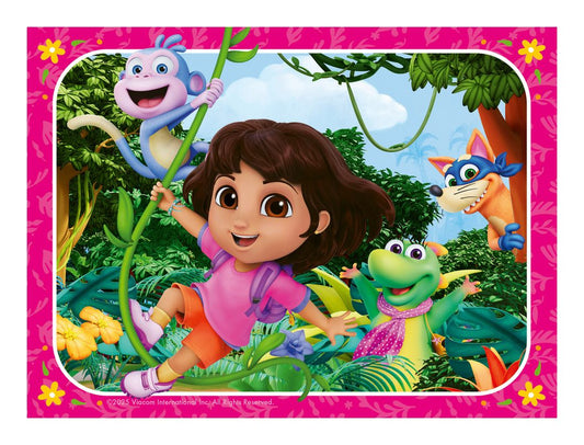Dora 4 in a Box Jigsaw Puzzles - Image