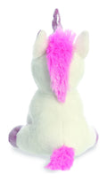 Sparkle Tales Lolly Unicorn White and Pink  7" - Image