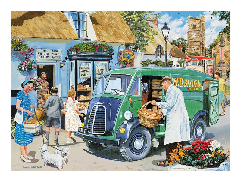 Happy Days No 9, Village Life, 4x500pc - Image