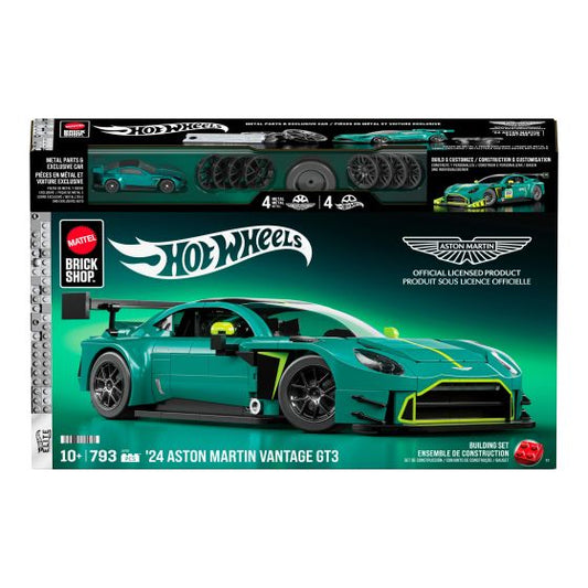 Mattel Brick Shop Hot Wheels ’24 Aston Martin Vantage GT3