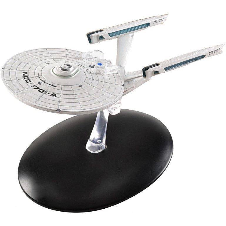 U.S.S. Enterprise NCC-1701-A (Constitution-class refit) Diecast Model Ship Window Boxed (Eaglemoss / Star Trek)