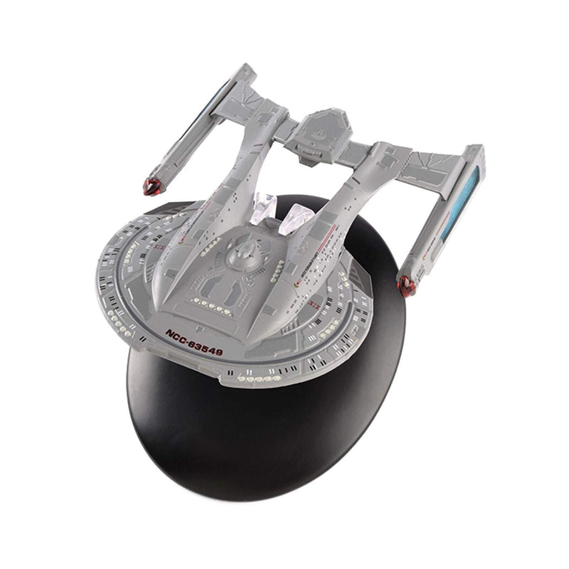 U.S.S. Thunderchild NCC-63549 (Akira class) Model Diecast Ship (Eaglemoss / Star Trek), side angle