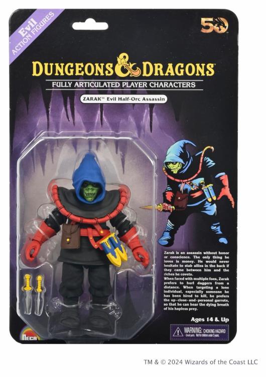 NECA Dungeons & Dragons 50th Anniversary Zarak Action Figure