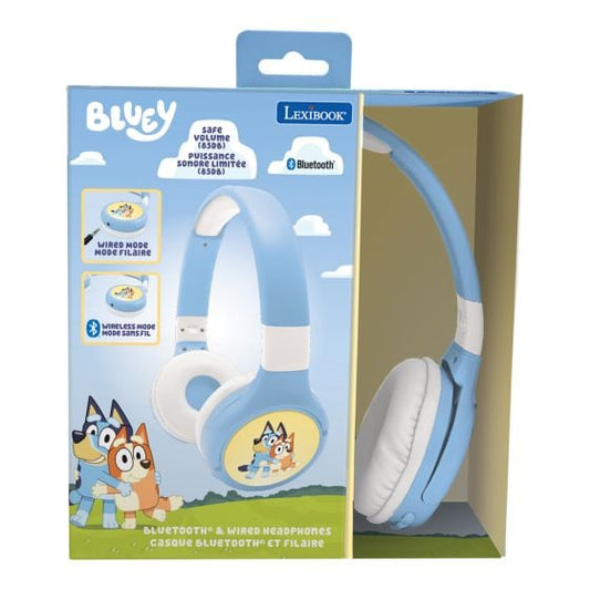 Bluey 2 in 1 Bluetooth & Wired Foldable Headphones