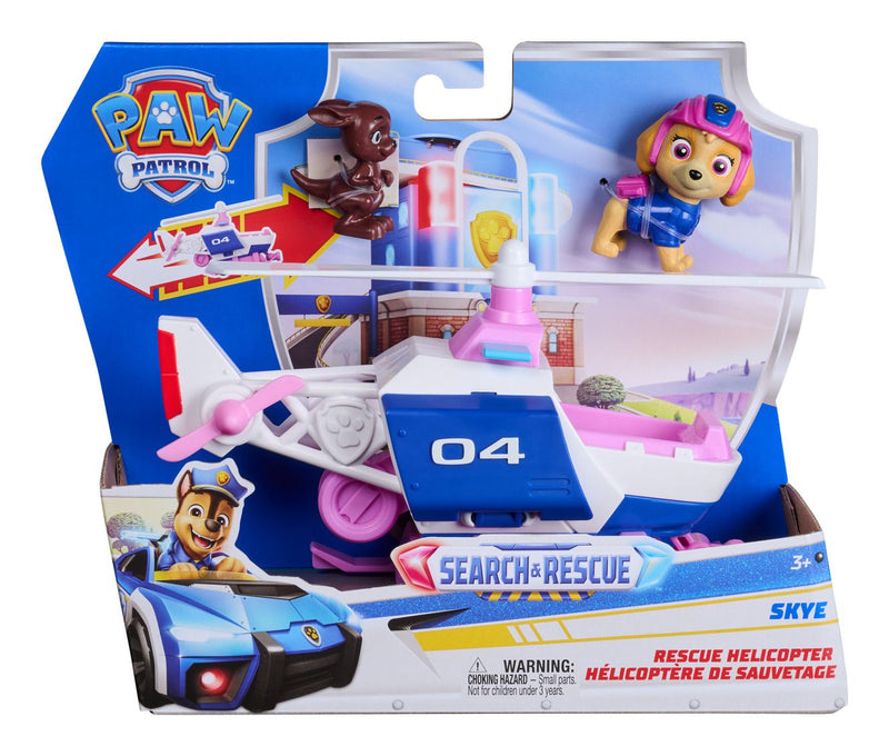 Paw Patrol Search & Rescue Skye Rescue Helicopter with 2 Figures - Image