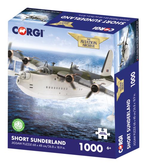 Corgi Short Sunderland 1000 Piece Jigsaw Puzzle