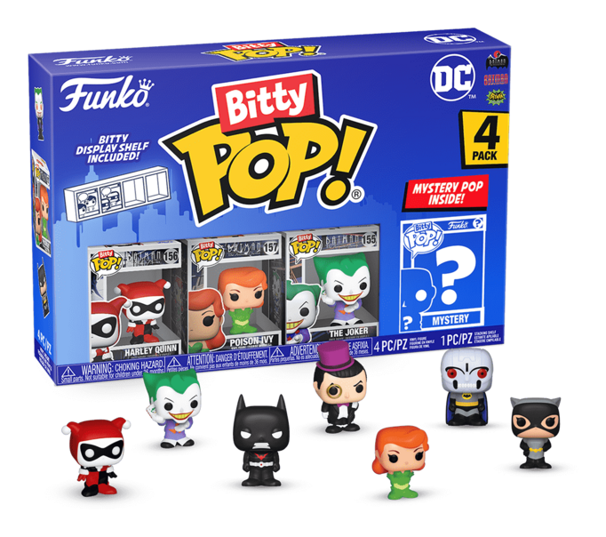 Bitty POP: Batman - Harley Quinn 4 Pack