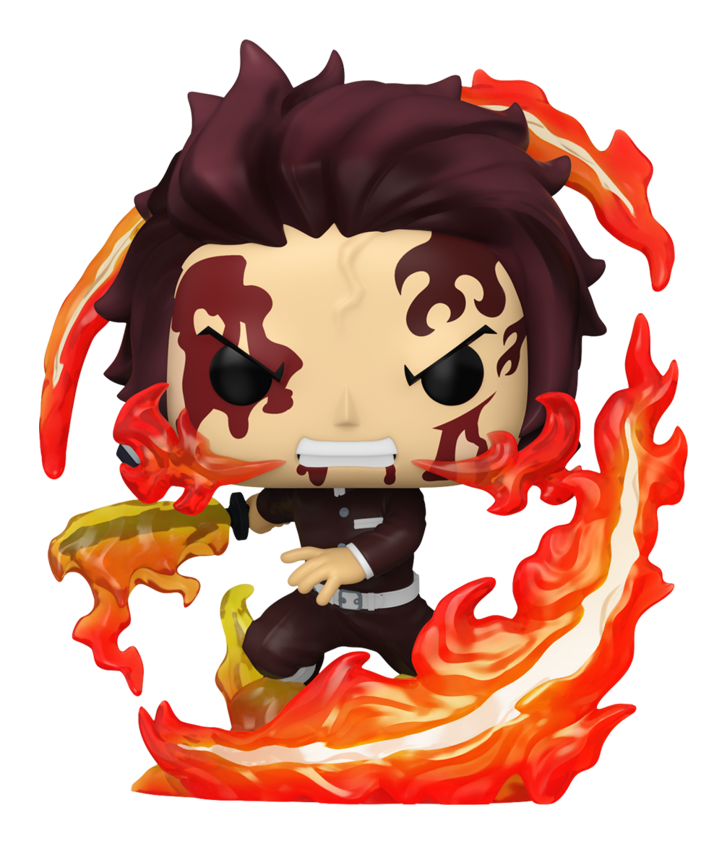 Pop! Vinyl - Demon Slayer - Tanjiro(Dancing Flash), side angle