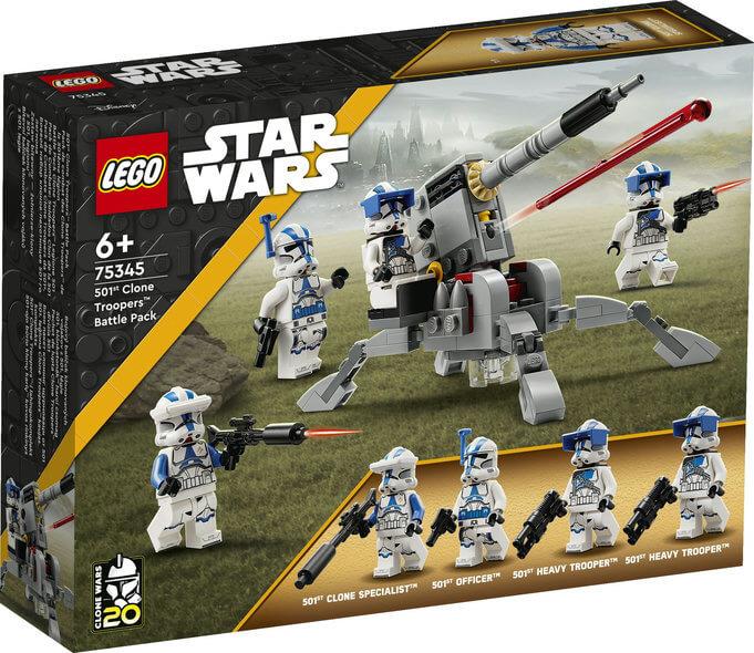 Lego Stars Wars 75345 501st Clone Troopers Battle Pack for Ages 6 & Up, close-up detail
