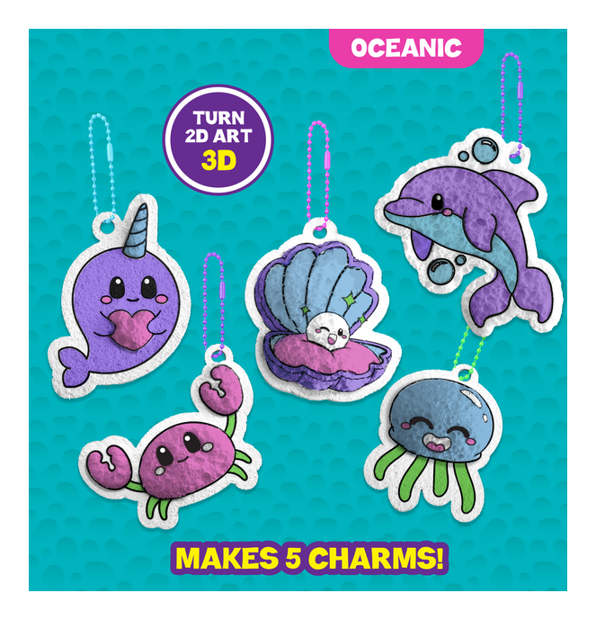 Spongeez Colour-In Charm Kit Assortment - Image