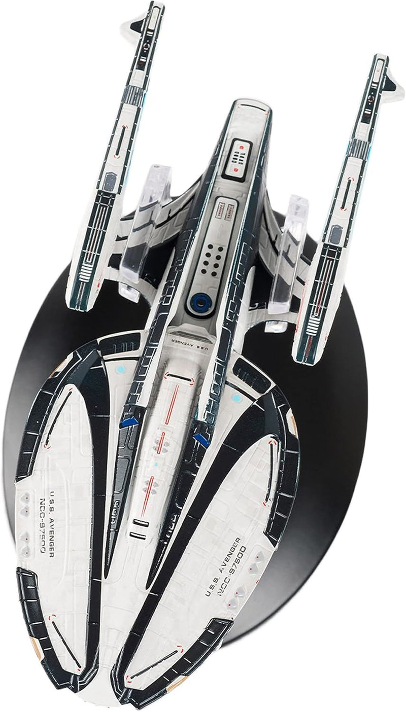 U.S.S. Avenger NCC-95700 Model Die Cast Ship STO (Eaglemoss / Star Trek), rear view