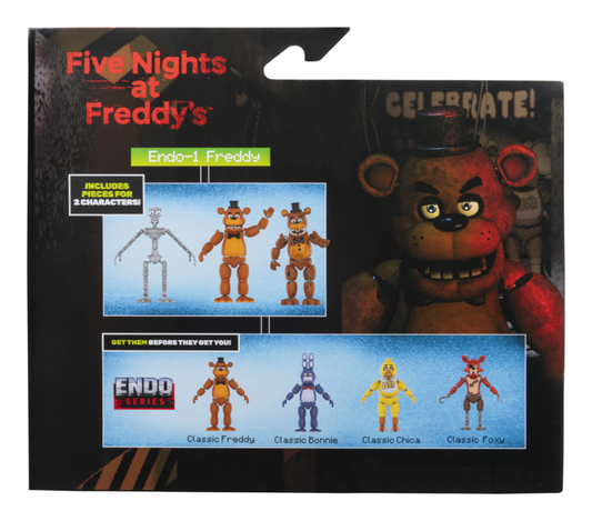 Five Nights At Freddy's - 6 Endo Series Figure - Classic Freddy collectible from Abgee