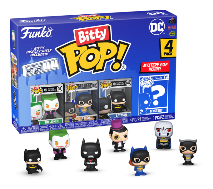 Bitty POP: Batman - Joker 4 Pack
