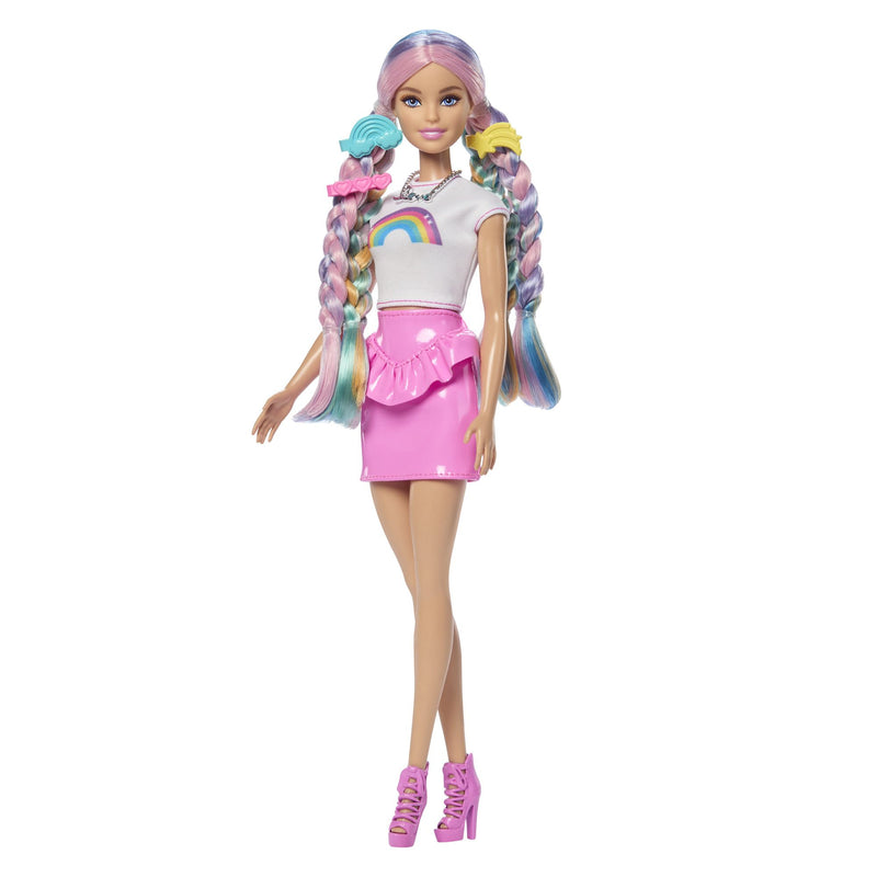 Barbie Rainbow Sparkle Hair Doll - Image