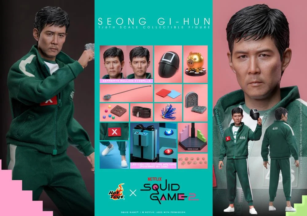 Hot Toys Squid Game Seong Gi-Hun 1/6th Scale Figure