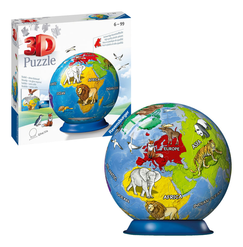 Children's Globe 72 Piece 3D Puzzle Ball