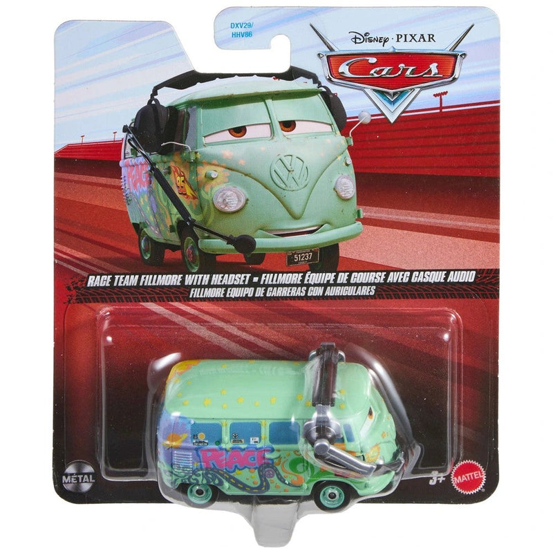 Cars 3 Die Cast Fillmore with Headset
