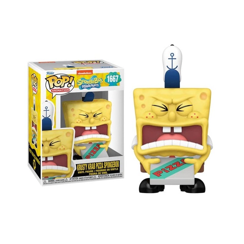 Spongebob with Pizza Spongebob Squarepants Funko POP! Vinyl Figure