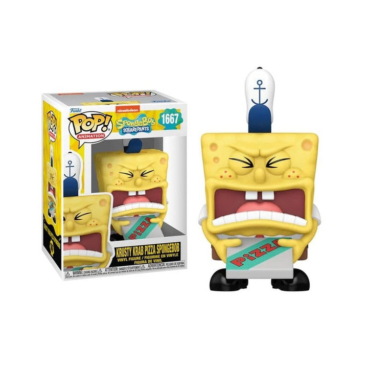 Spongebob with Pizza Spongebob Squarepants Funko POP! Vinyl Figure