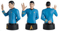 Commander Spock Model Die Cast Bust STBUK002 (Eaglemoss Star Trek The Official Busts Collection), rear view