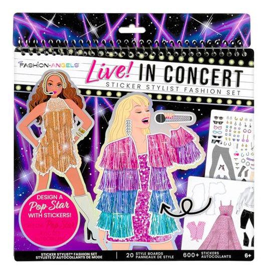 Fashion Angels Live! Concert Sketch & Sticker Stylist