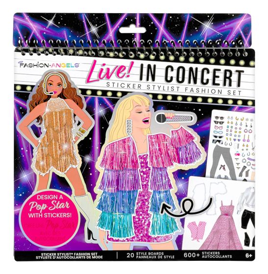 Fashion Angels Live! Concert Sketch & Sticker Stylist