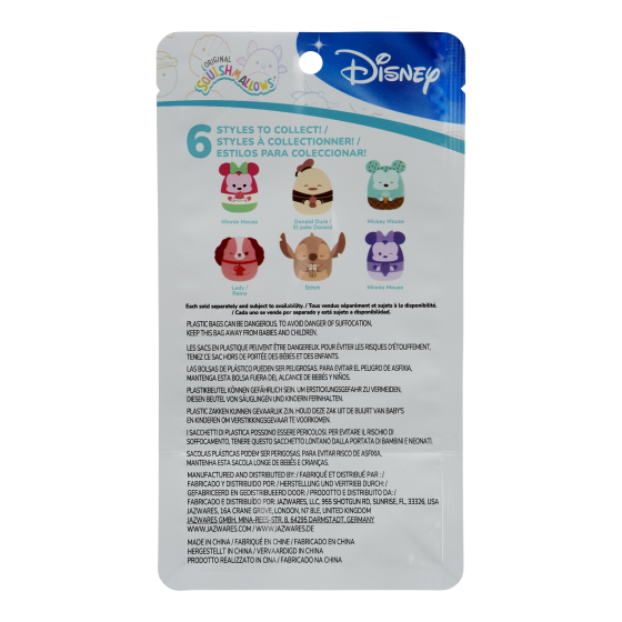 Squishmallows - 5in Blind Plush Disney Asstd W1 (Case of 9)