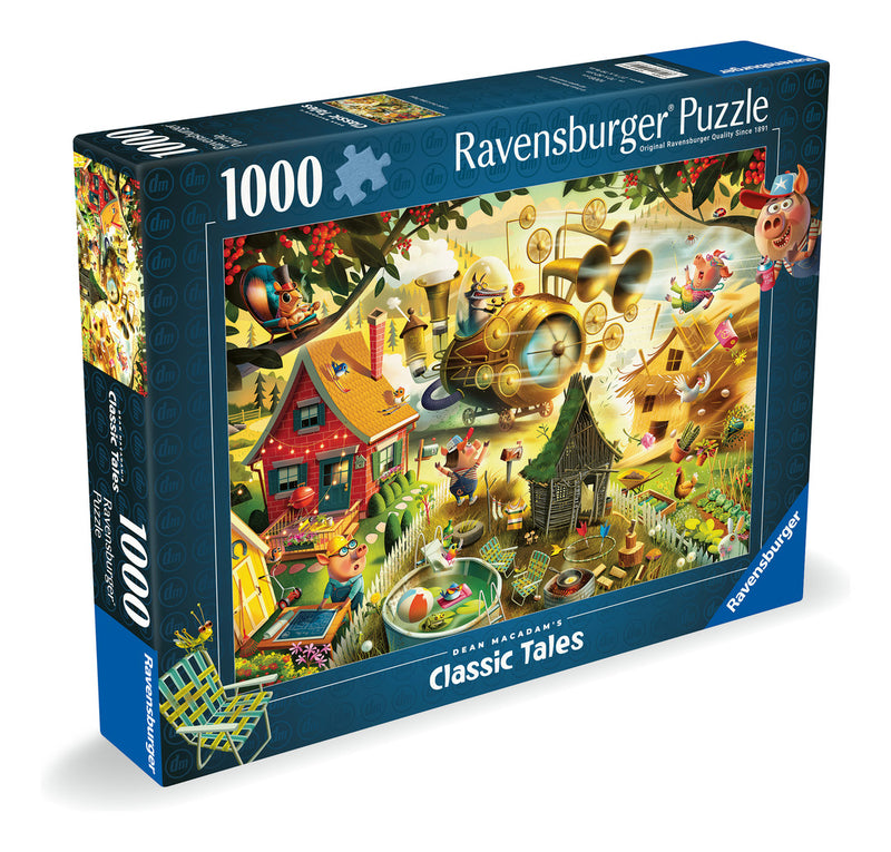 Look Out Little Pigs 1000 Piece Jigsaw Puzzle
