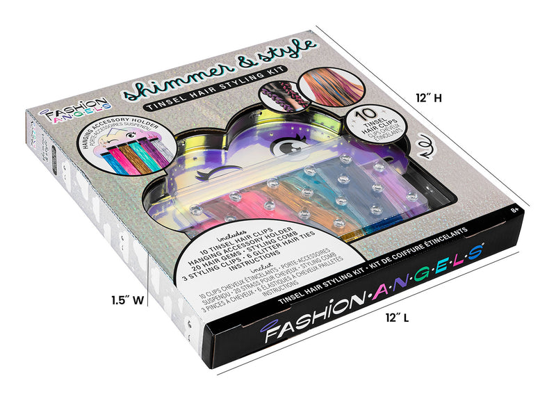 Fashion Angels Shimmer Style Tinsel Hair Styling Kit