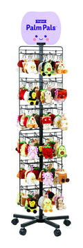Dual Spinner Floor Keyring Display Stand - Image