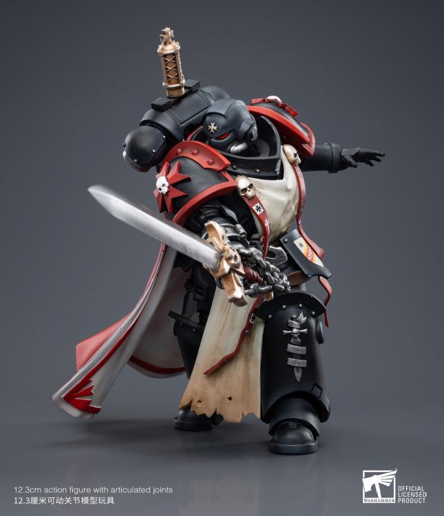 Warhammer 40K Black Templars Primaris Sword Brethren Eberwulf 1/18 Scale Figure