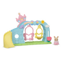 Sylvanian Families Nursery Swing Toy Playset for Ages 3 and Up, close-up detail
