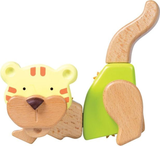 Small Foot Wooden Dino Tiger