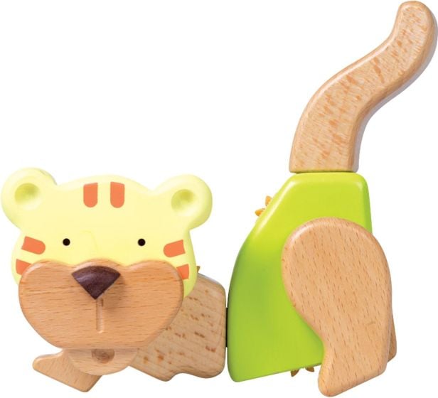 Small Foot Wooden Dino Tiger