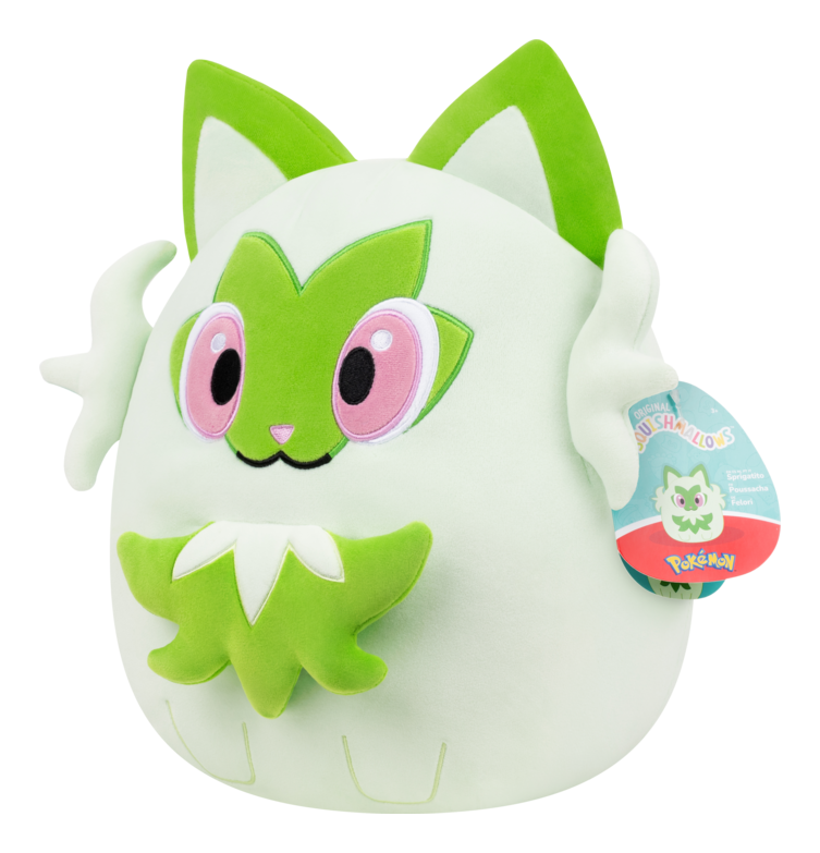 Squishmallows 10" Pokemon Sprigatito - Image