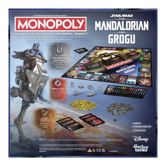 Monopoly Star Wars The Mandalorian & Grogu