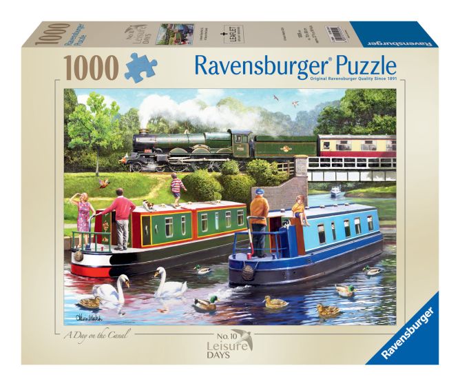 Leisure Days No 10 Days On The Canal 1000 Piece Jigsaw Puzzle