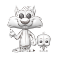Pop! Vinyl - Looney Tunes - Sylvester with Tweety