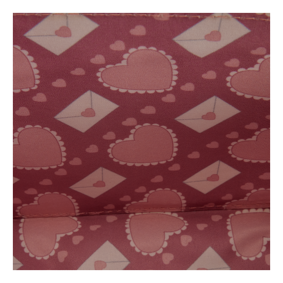 Loungefly - Heart Envelope Crossbody Bag & Bag Charm - Image